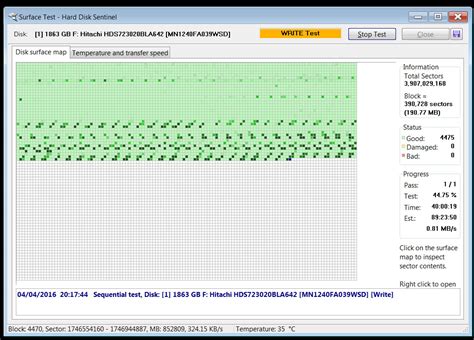 linux hard drive surface test|surface test hard disk sentinel.